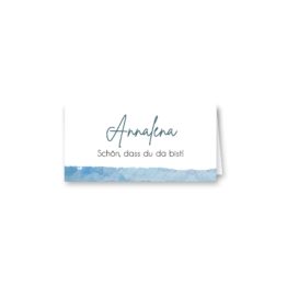 tischkarte klappkarte hochzeit vintage landschaft aquarell winter blau rosa grau hochzeitsgrafik onlineshop papeterie