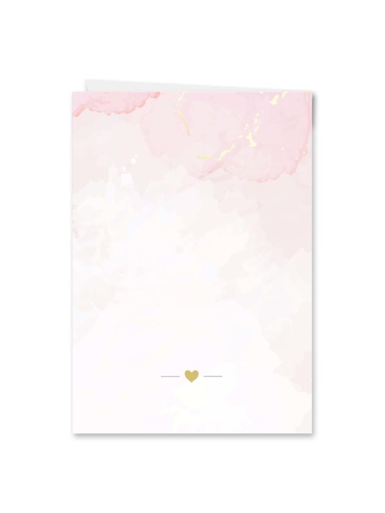 kirchenheft klappkarte hochzeit vintage watercolor gold rosa aquarell hochzeitsgrafik onlineshop papeterie