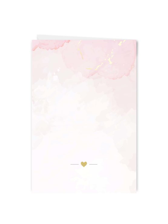 menükarte klappkarte hochzeit vintage watercolor gold rosa aquarell hochzeitsgrafik onlineshop papeterie