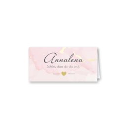 tischkarte klappkarte hochzeit vintage watercolor gold rosa aquarell hochzeitsgrafik onlineshop papeterie