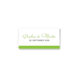 tischkarte klappkarte dreieck hochzeit elegant herz ornament grün stilvoll hochzeitsgrafik onlineshop papeterie