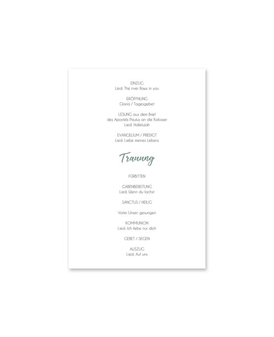 kirchenheft fächer hochzeit vintage watercolor aquarell acryl blumenkranz eucalyptus lachs monogramm logo hochzeitsgrafik onlineshop papeterie